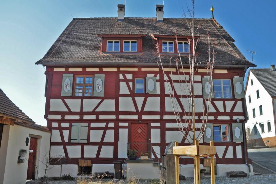 PaXretro58 aus Kiefer für ehemaliges Pfarrhaus aus 1543 in Gallmannsweil