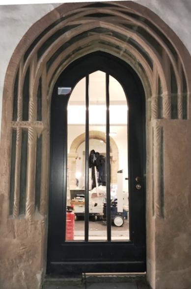 Eingangstür historisches Rathaus Goslar