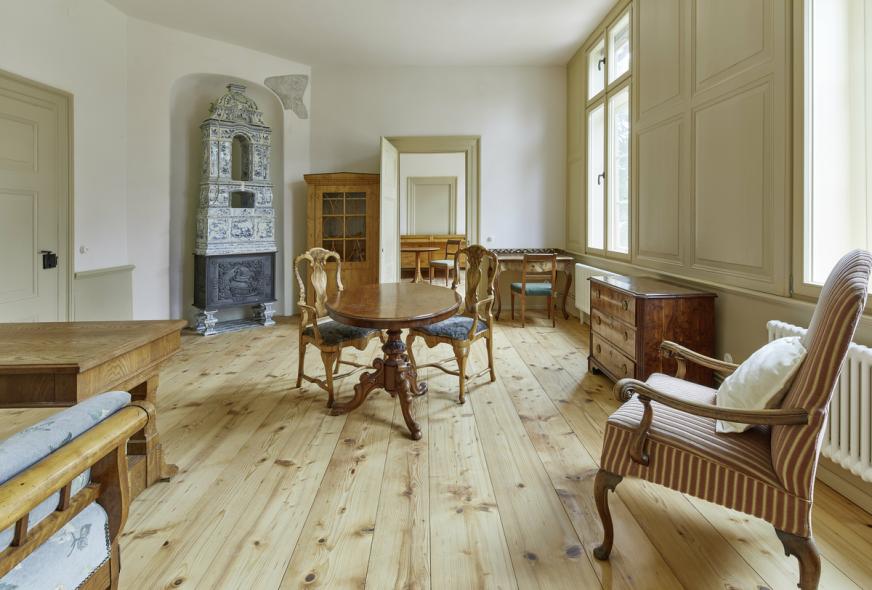 Kloster in Loccum mit PaXcontur68 mit Innenvorfenstern Innenansicht