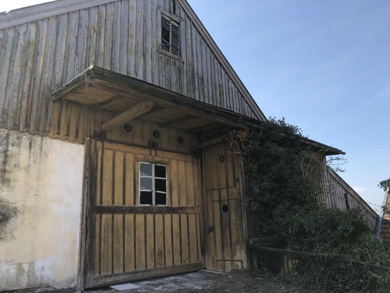 PaXretro68 bei Sanierung eines historischen Einfirsthofes in Antdorf vorher