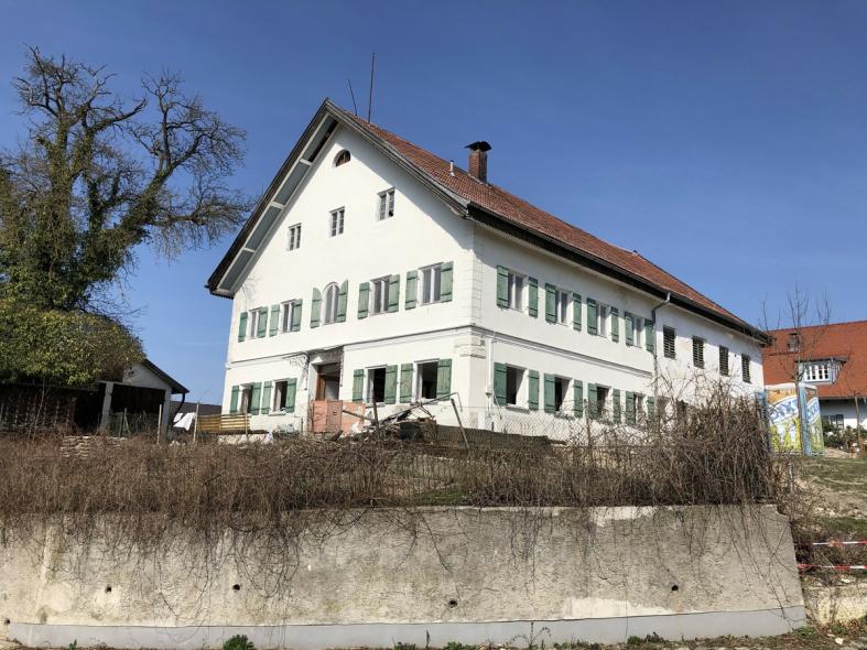 PaXretro68 bei Sanierung eines historischen Einfirsthofes in Antdorf vorher