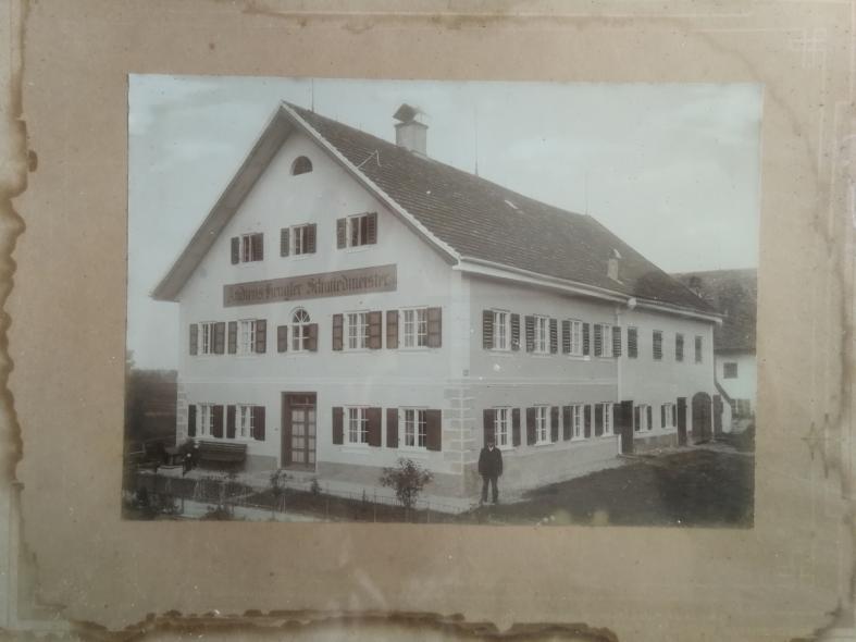 PaXretro68 bei Sanierung eines historischen Einfirsthofes in Antdorf  historisches Bild 