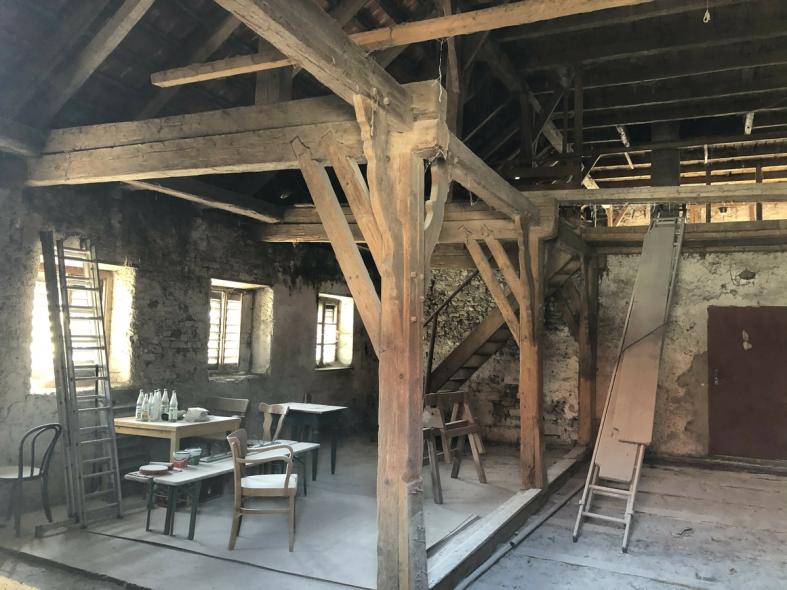 PaXretro68 bei Sanierung eines historischen Einfirsthofes in Antdorf vorher