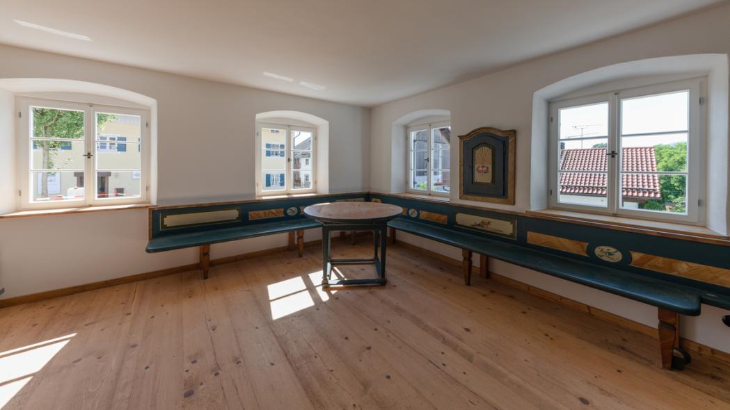 PaXretro68 bei Sanierung eines historischen Einfirsthofes in Antdorf  Innenansicht