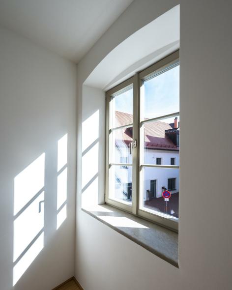 PaXretro68 aus Kiefer für ehemaliges Stadtbauernhaus in Schongau Innenansicht