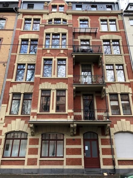 PaXretro68 aus Kiefer für Jahrhundertwendegebäude in Mainz nachher