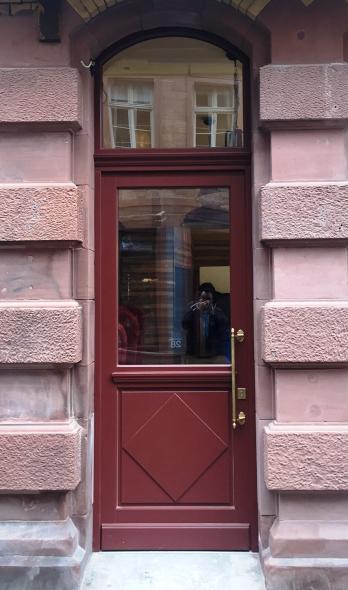 Haustür mit Oberlicht für Stadthaus der Neorenaissance in Aschaffenburg