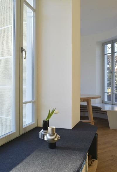 Denkmalgerechte PaXpur68 Fenster in Wohn- und Geschäftshaus in Utting am Ammersee innen