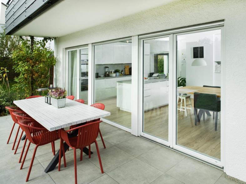 Terrassentür für saniertes Wohnhaus im Rheingau