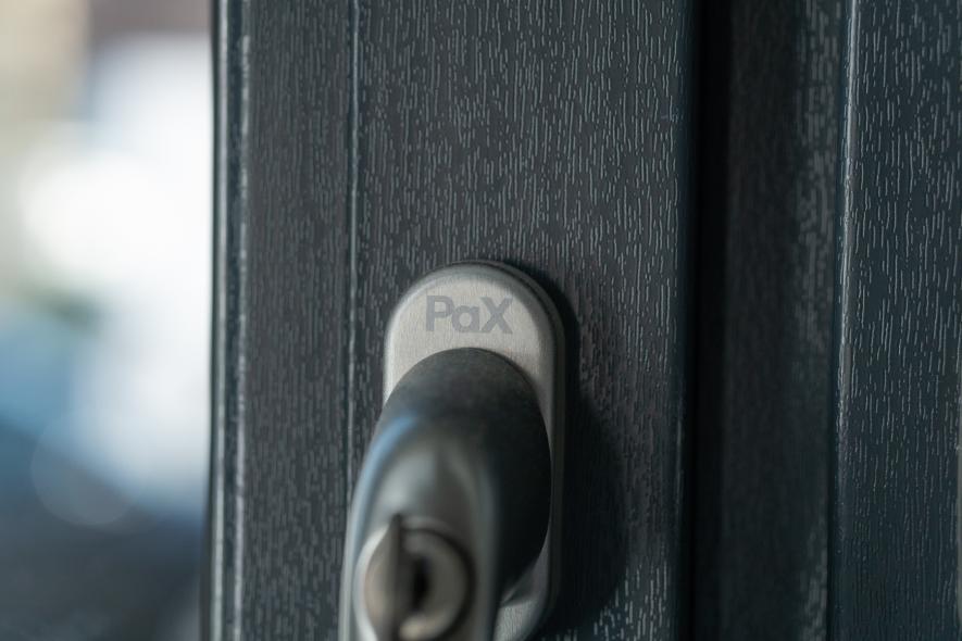 Das PaX-Logo am Griff weißt auf Qualität aus Deutschland hin