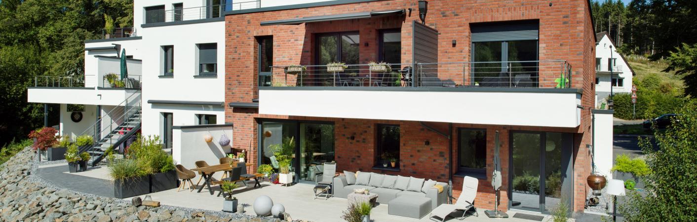 Kunststoff-Fenster im Neubau